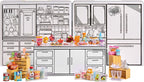 MGA's Miniverse Make It All You Can Eat Collectibles, bricolaje, juego de resina, réplica de alimentos, no comestible, 8+