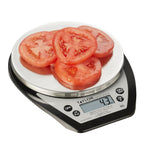 Taylor Báscula digital de cocina con parte superior de acero inoxidable