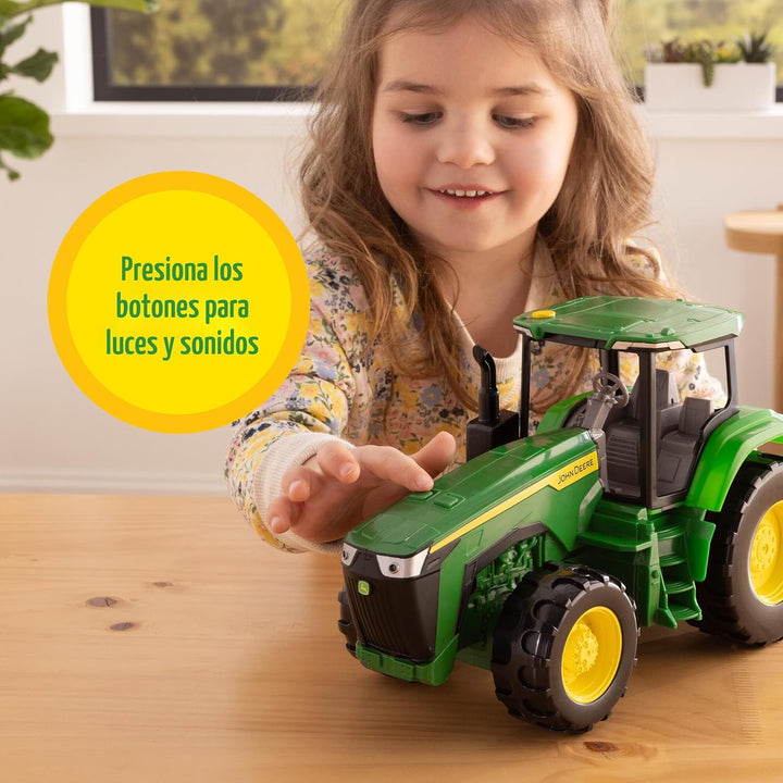 TOMY John Deere - Tractor de juguete con luces y sonidos - Tractor...