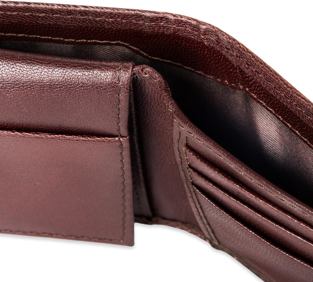 Dockers Mens piel Capacidad extra Slimfold Bifold Wallet