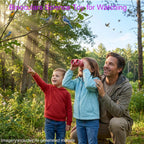 Binoculares Science Toys para Niños de 3-8 Años: Panda Look - Regalo para Niños y Niñas | Aventura al aire libre y Juguete STEM Educativo para Observación de Aves, Camping, Senderismo - Edades 3-8 Regalo de Cumpleaños para Niños y Niñas