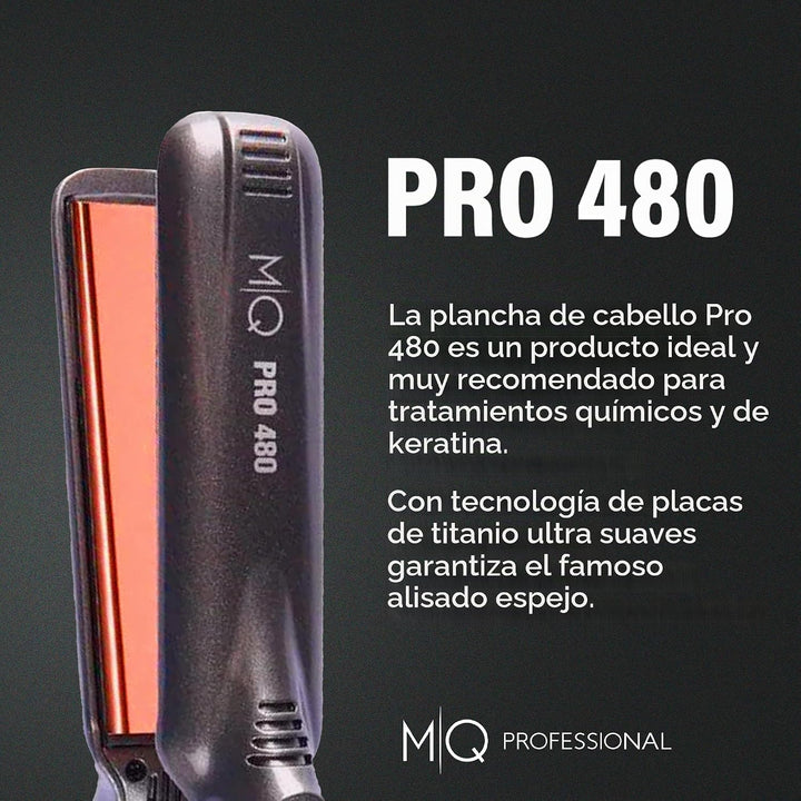 MQ Professional Plancha de pelo de titanio Pro 480°F \u2013 Experie...