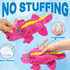 Dog Squeak Toys para Aggressive Chewers, Crinkle Puppy Chew Toys