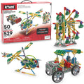 K'NEX - Set motorizado Power & Play, 529 piezas, construcción STEM, set de construcción para niños, a partir de 7 años