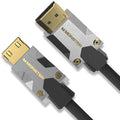 Monster Cable HDMI 2.0 de alta calidad certificado Serie M, 22.5 Gbps, 4K UHD 60Hz, blindaje de triple capa, chaqueta Duraflex, cable HDMI para TV, monitor, juegos, PC, 4.9 pies