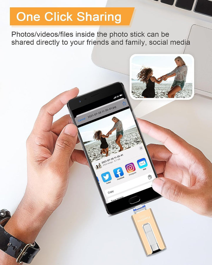 Unidad Flash USB de 512GB, Photo Stick Memoria de Almacenamiento de...