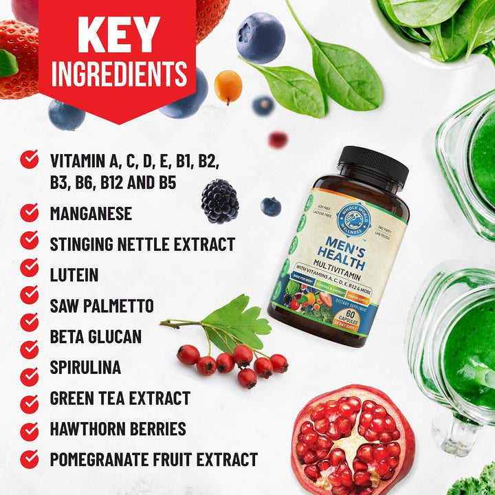 Whole World Wellness Suplemento multimineral multivitamínico diario...