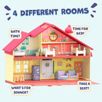 Bluey Toy House Mega Bundle, Family Home & BBQ Playhouse, Ages 3-5
