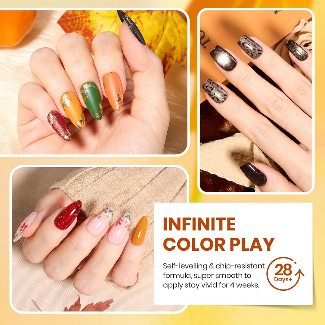 Beetles - Juego de esmaltes de uñas de gel, 20 colores de esmalte d...