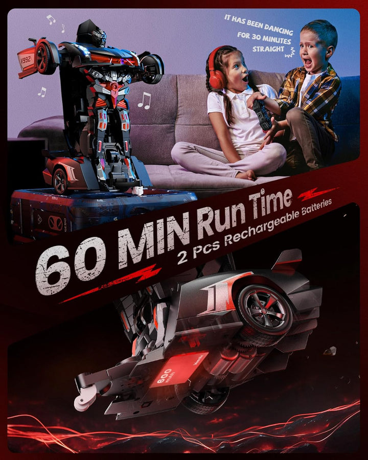 Veeniix V992 Auto Robot Transformable RC, Escala 1:14, Auto Juguete...
