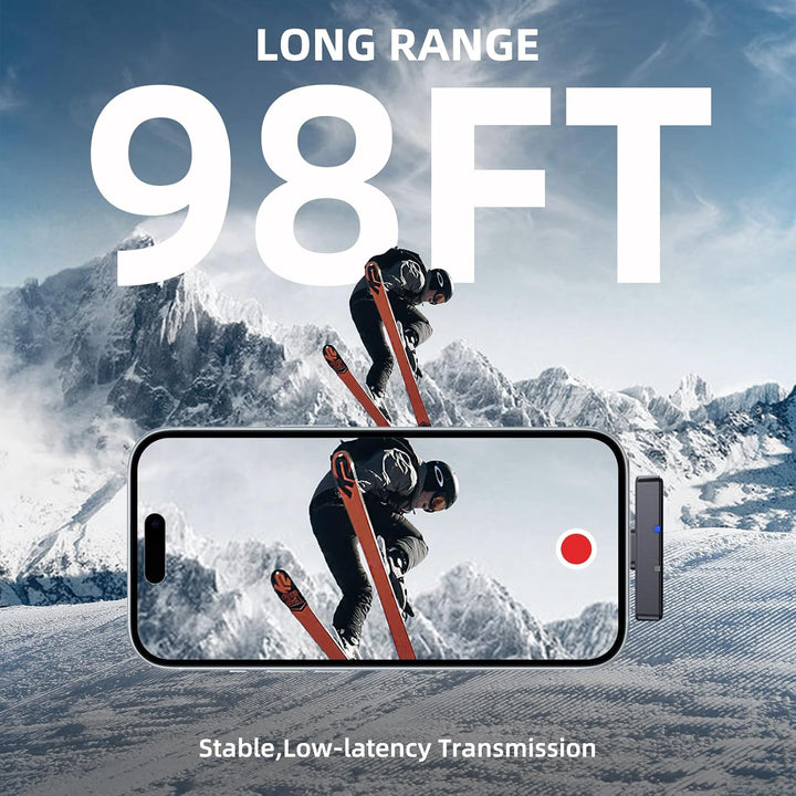 TXTUNE Micrófono Lavalier inalámbrico para iPhone 15\/16\/Android,...