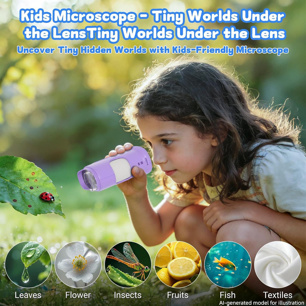 Microscopio digital del PDA 1000X para los niños, juguete educativo
