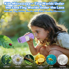 Microscopio digital del PDA 1000X para los niños, juguete educativo