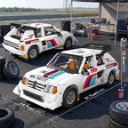 Mould King 10272 Kits del modelo del coche, juguetes clásicos del modelo del coche del rally