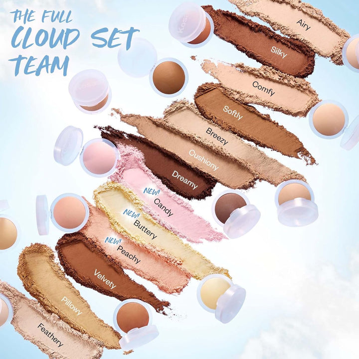 Kosas Cloud Set Polvo fijador prensado \u2013 Polvo facial translúc...