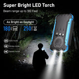 Nymzixt Banco de energía solar de 20000 mAh, cargador portátil inte...