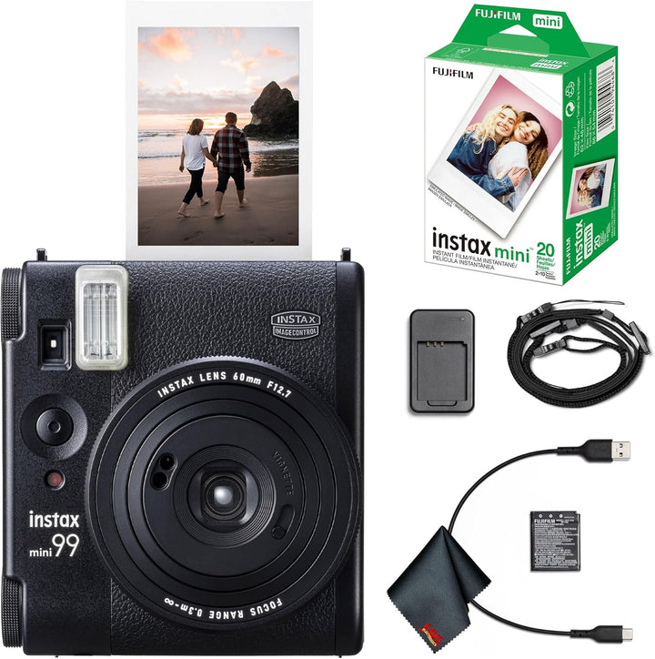 Fujifilm Paquete de cámara de película instantánea Instax Mini 99 c...