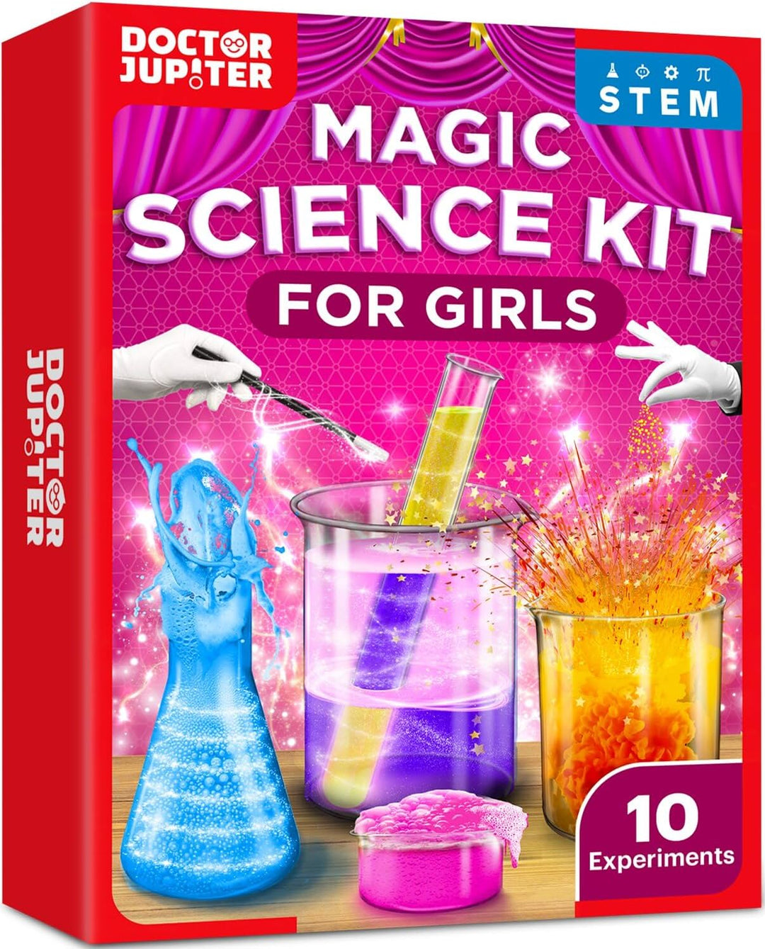 Doctor Júpiter - Kit de ciencia preescolar para niñas de 3 a 5 años...