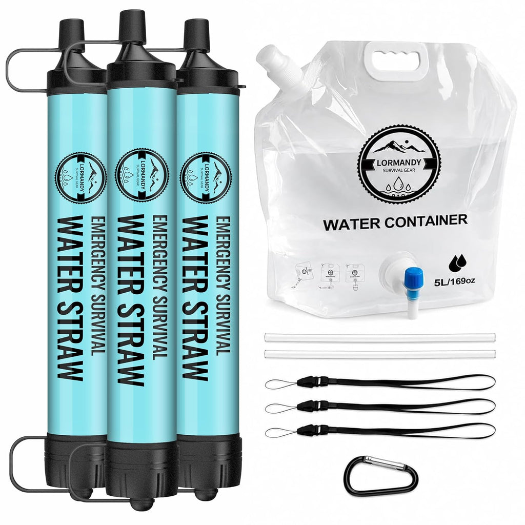 Paja de filtro de agua portátil ultraligera