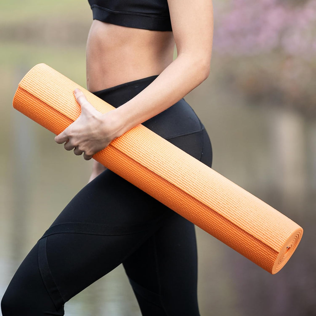 Economy 3mm Bulk Yoga Mats, 10 Pack, 68x24in