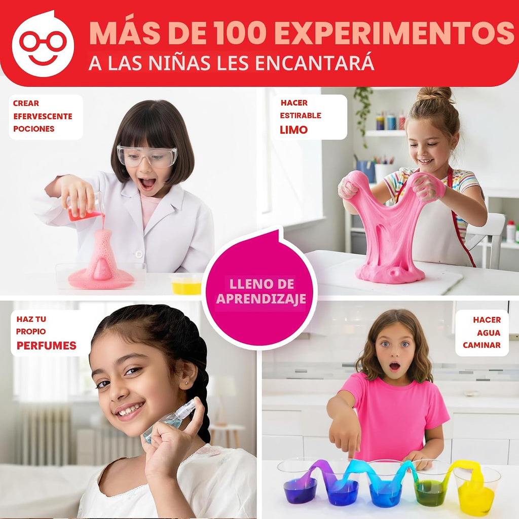 Doctor Jupiter Kit de primeros experimentos científicos para niñas a partir