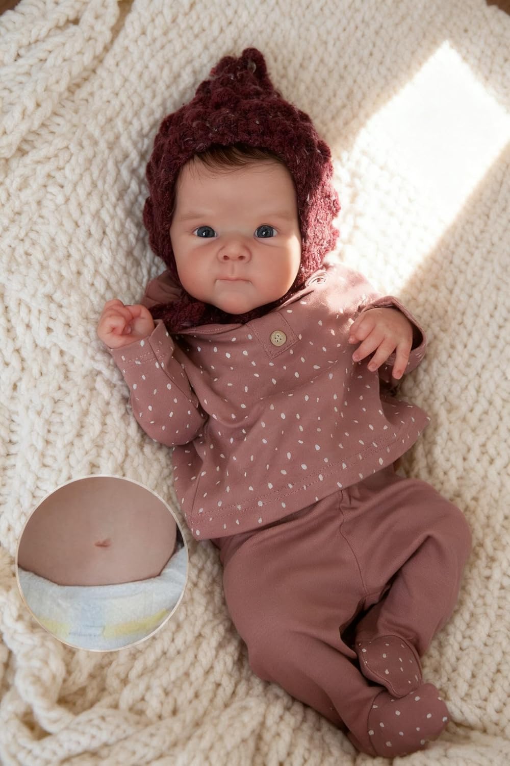 Anano Muñecas Reborn Realistas para Niñas Bettie de Silicona y Vini...