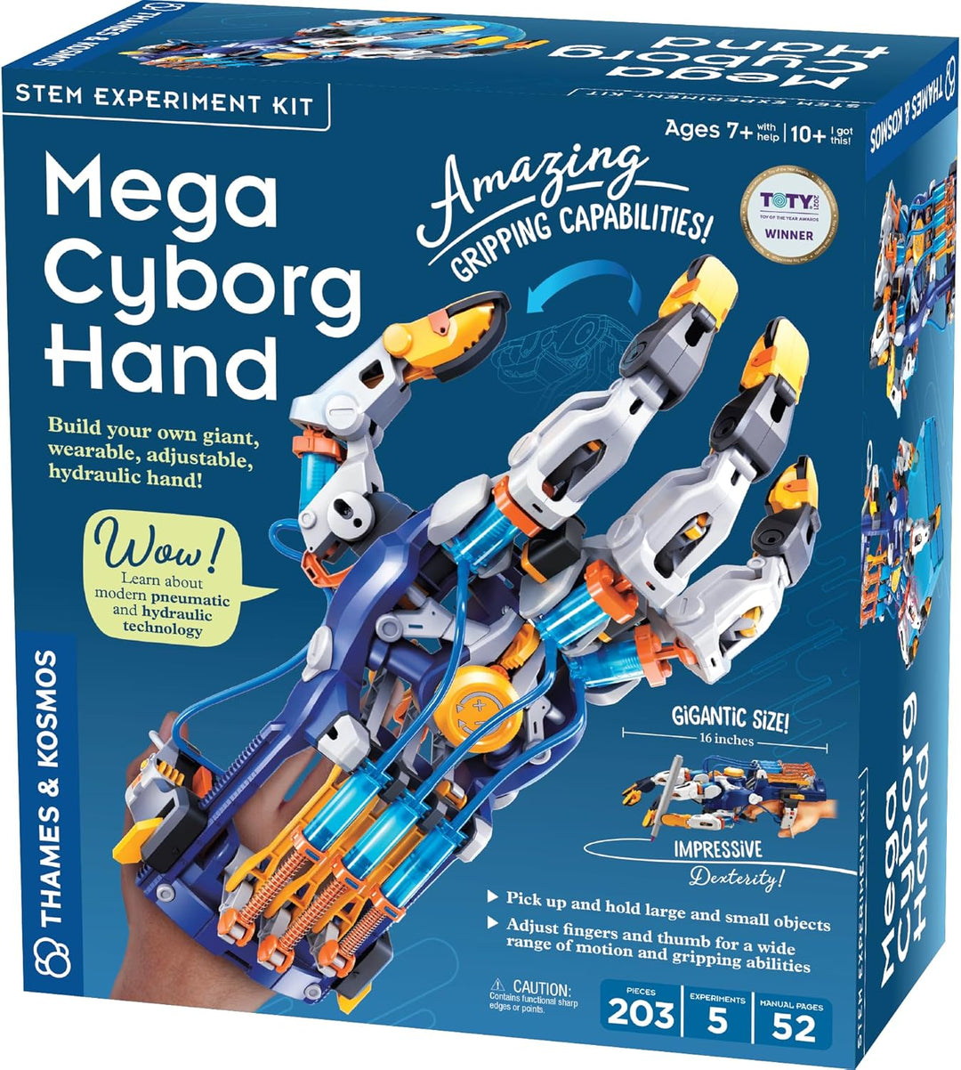 Thames Kosmos Mega mano cyborg STEM - Kit de experimento