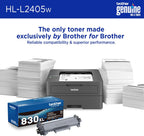 Impresora láser monocromática compacta inalámbrica Brother HL-L2405W
