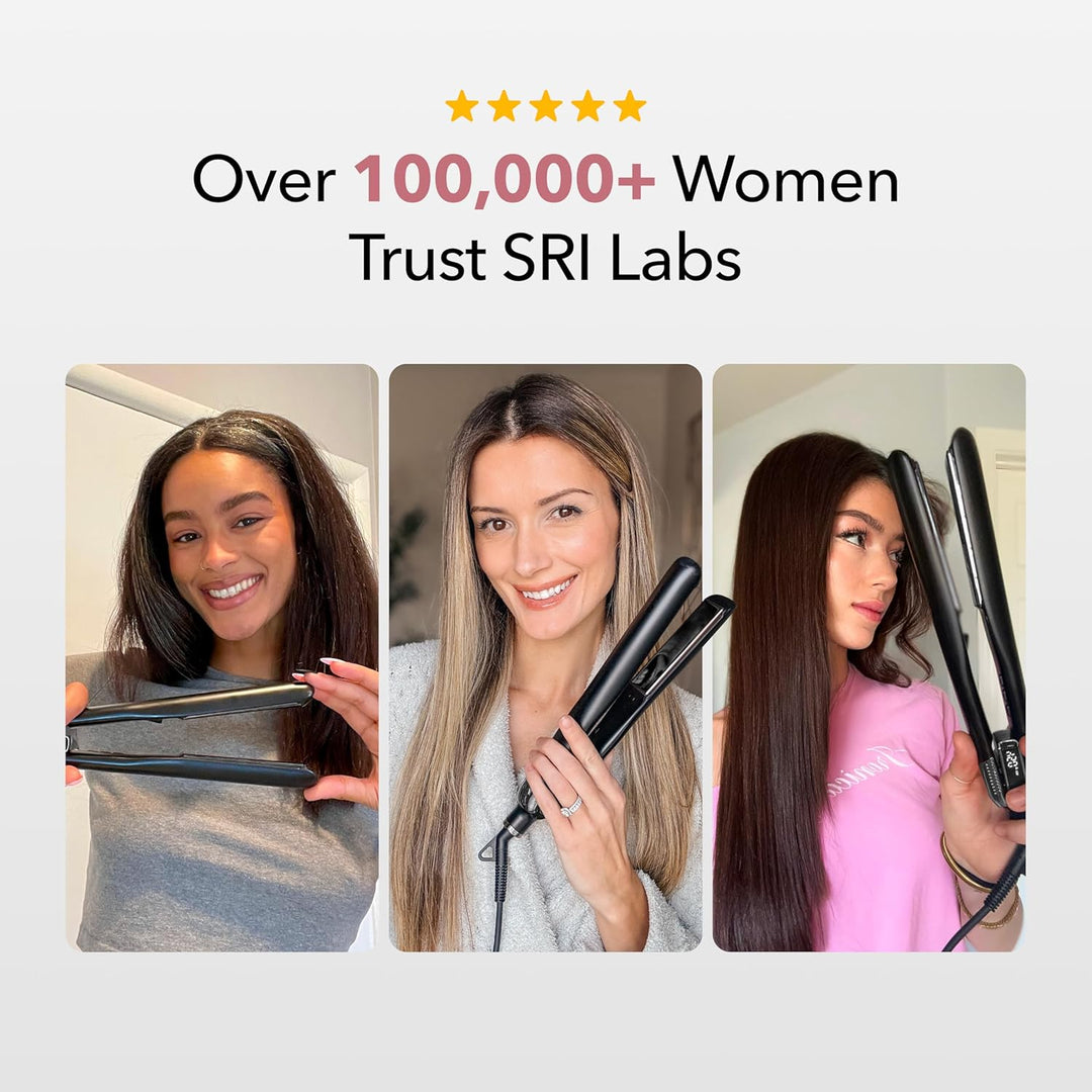 SRILabs StyleQ Plancha plana para el cabello alisador Styler - Tecn...