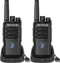 Retevis Walkie Talkies RT68H para adultos, radio de 2 vías FRS de largo
