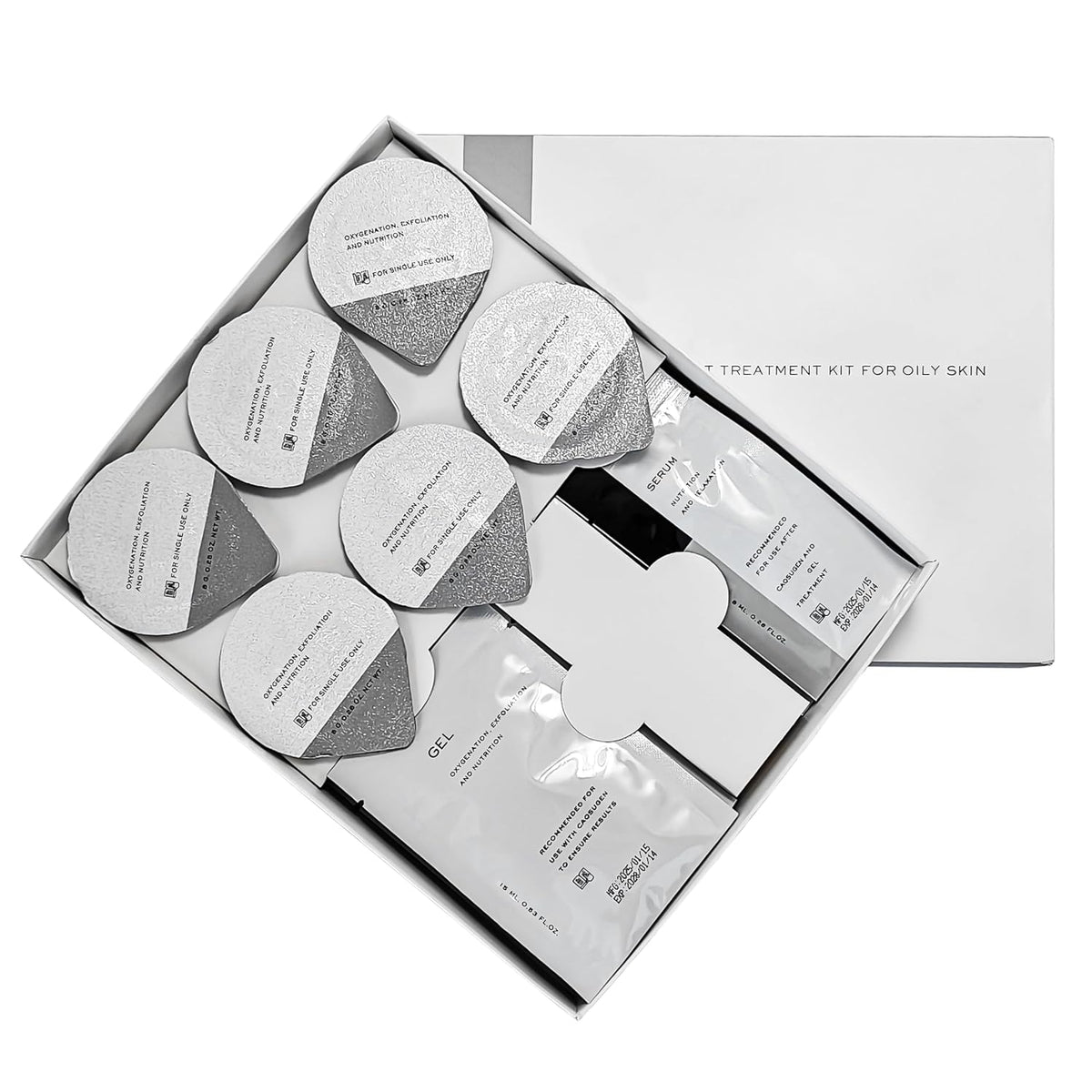 Elitzia Kit facial de CO\u2082 - 6 juegos por caja para máquina fac...
