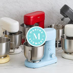 Martha Stewart Batidora de pie con cabezal inclinable de 5.3 cuartos