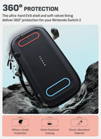 Mumba - Estuche de transporte para Nintendo Switch 2 con 12 ranuras para juegos