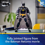 LEGO DC Batman 76259 Figura de acción de DC para construir, juguete de DC totalmente articulado para jugar y exhibir con capa y detalles auténticos de la película Batman Returns, juguete de Batman para niños de 8 años