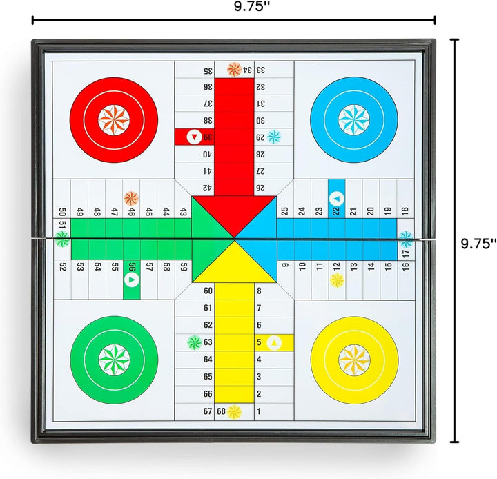 Ludo - Juego de mesa plegable magnético para viajes 975