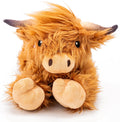 Highland Cow - Animal de peluche apto para microondas, almohadilla...