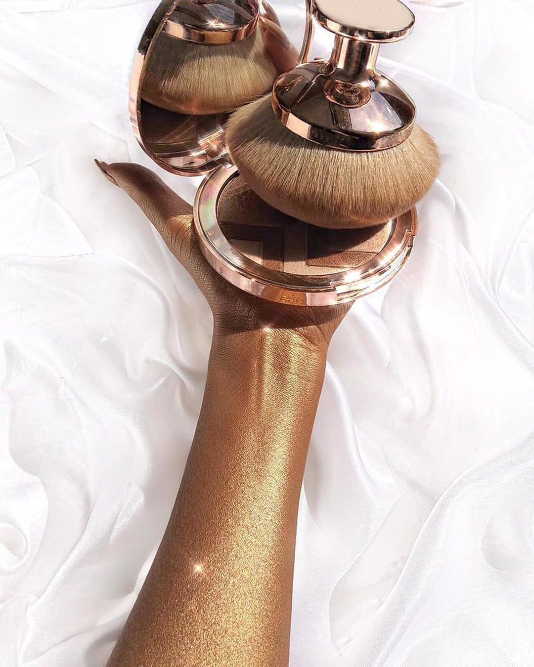 Brocha de maquillaje corporal extra grande, brocha autobronceadora...