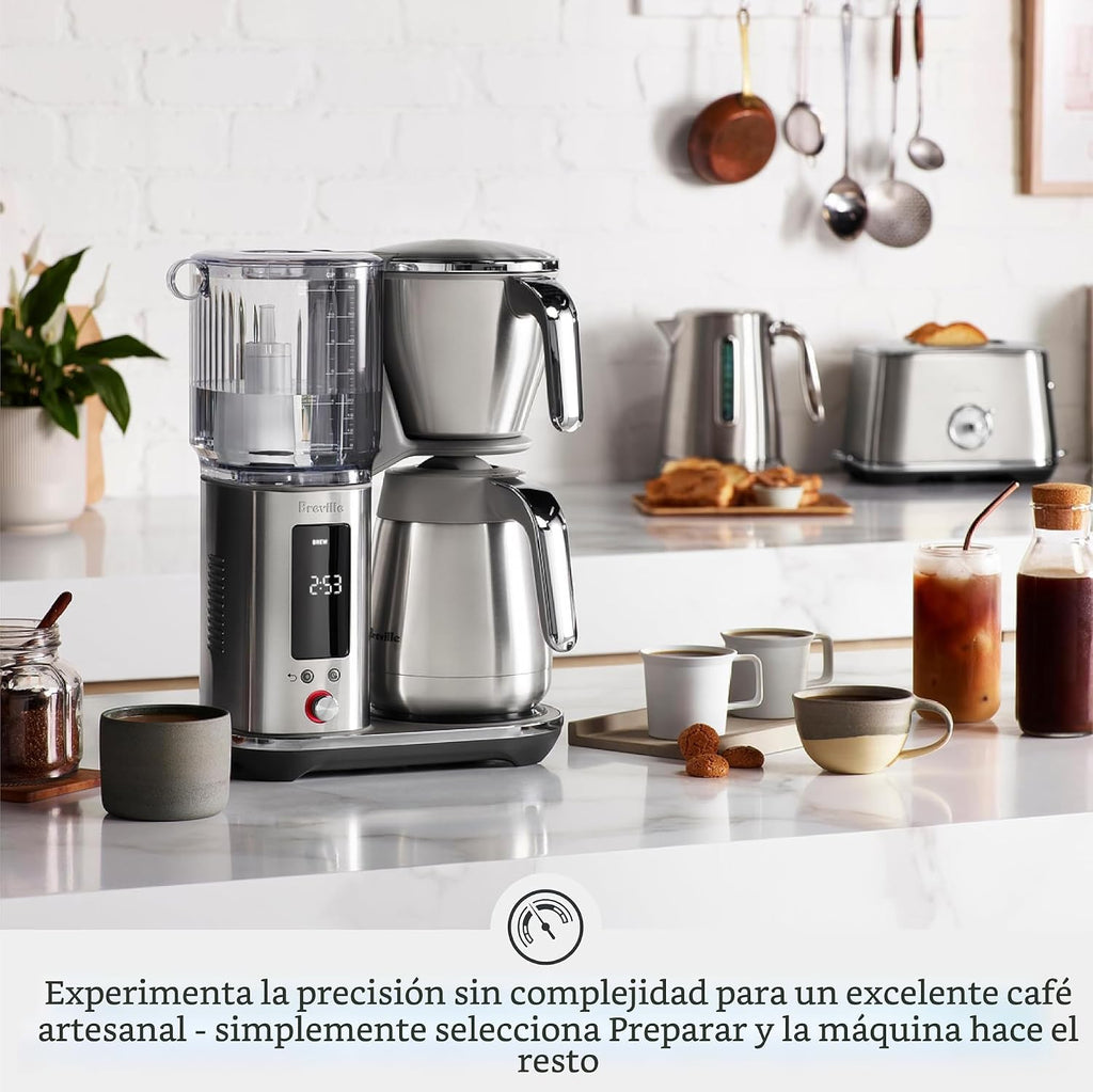 Breville BDC465BSS Luxe Brewer - Jarra térmica, acero inoxidable cepillado