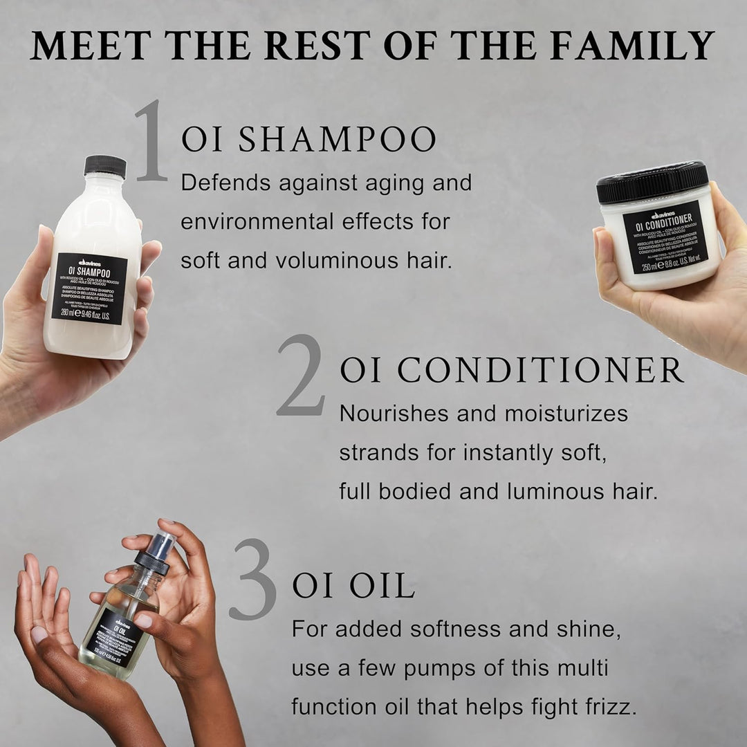 Davines OI Nourishing Shampoo for All Hair Types, Adds Silky-Smooth...