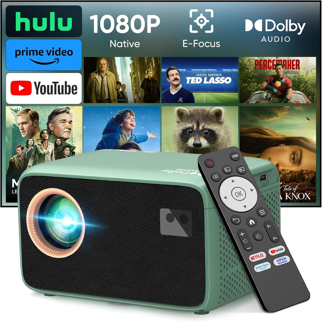 Proyector TMY 4K con WiFi Bluetooth, Compatible con Netflix\/Prime...