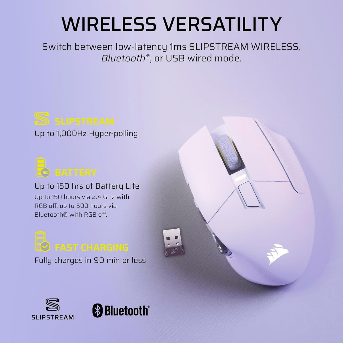 Corsair Scimitar Elite Wireless SE MMO ratón de PC para juegos \u20...