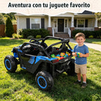 Autos de paseo a control remoto de 24 V para niños de 800 W, auto eléctrico de dos plazas con luces LED, música, modo de 3 velocidades, vehículo eléctrico para niños de 3 a 8 años, color