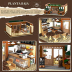 INSOON City Coffee House - Juego de construcción con luces para adultos