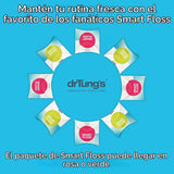 DrTung's Smart Floss - Hilo dental natural, sabor cardamomo, pa...