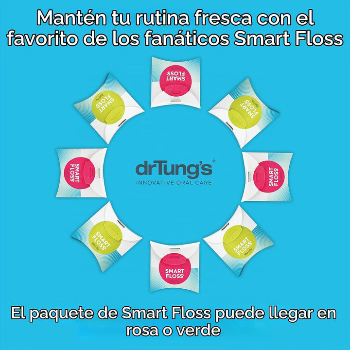 DrTung's Smart Floss - Hilo dental natural, sabor cardamomo, pa...