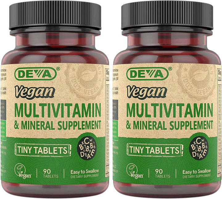 Vitaminas veganas en pastillas pequeñas, multivitaminas y minerales, 2