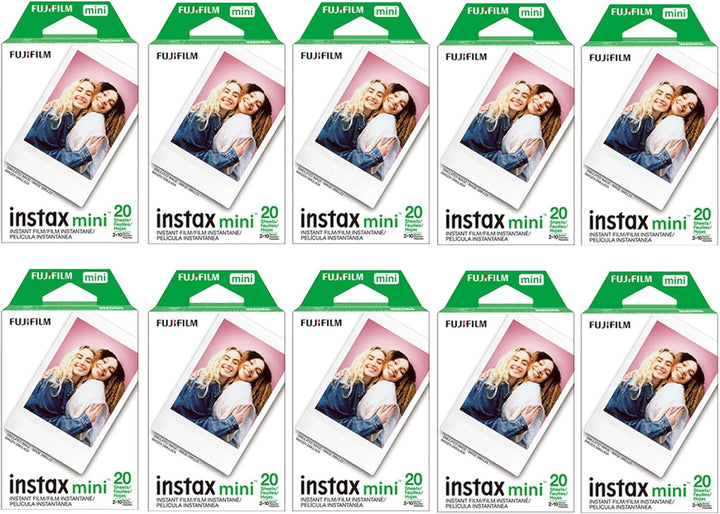 Película instantánea Fujifilm Instax Mini (10 paquetes de 2 unidade...