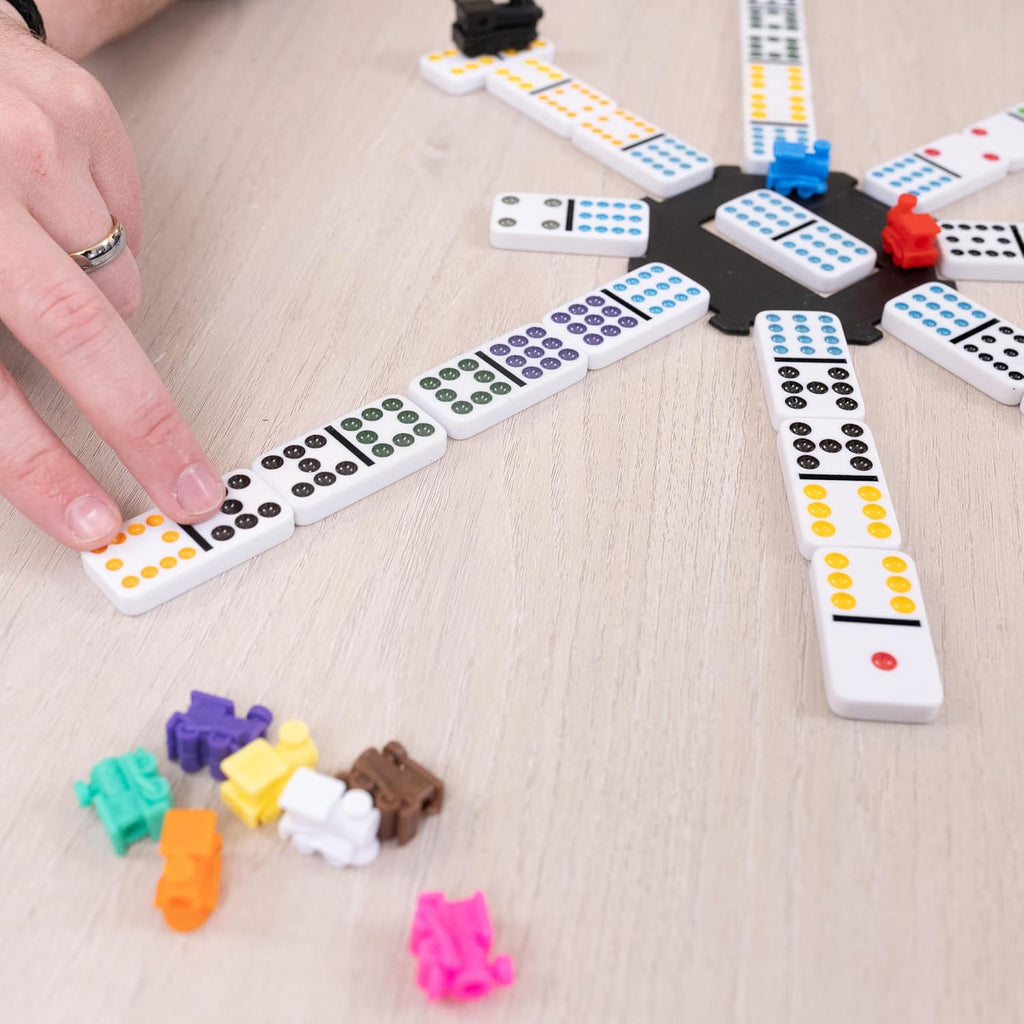 Elbow Room Games - Juego de dominó de tren mexicano - Juego de dominó de