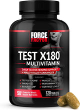 Force Factor Multivitamínico Test X180, multivitamínico de apoyo de...
