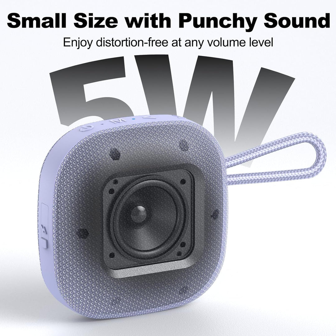 Bobtot Altavoces Bluetooth portátiles con cordón, mini altavoz inal...